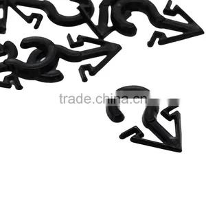 Black Plastic Hooks Hangers for Socks thumbnail-3