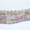 Rondelle Lampwork Glass Beads With Chinese Cut Surface thumbnail-2