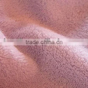 Hot Sale Super Soft Solid Coral Fleece Fabric thumbnail-1