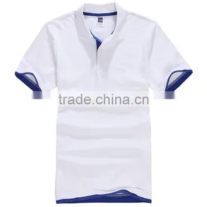 Design Customized Dry Fit Men's Cheap White Polo Shirt thumbnail-1