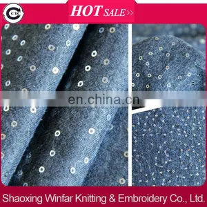 Melange Knit Spangle Embroidery thumbnail-1