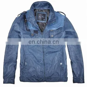 2017 High Quality Men Leather Jacket Price thumbnail-1