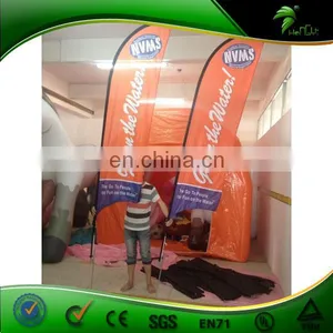 Hongyi 3m Outdoor Promotional Flags Beach Teardrop Flags thumbnail-1