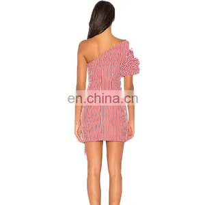 Latest Ladies Clothes Long Sleeve off Shoulder Korea Woman Spring/autumn Mature Sexy Dresses thumbnail-3