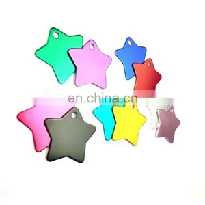 Star Shaped Blank Aluminum Pet Collar Tag thumbnail-5
