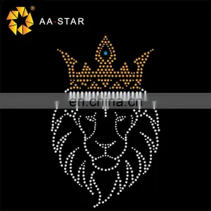 The Latest Design Queen of Lions Rhinestone Heat Transfer Sheets thumbnail-1