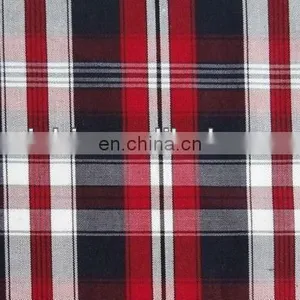 Wholesale Fashionable T/C Plaid Linen Woven Shirt Fabric thumbnail-1