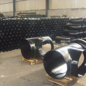 Astm Asme A234 Wpb Steel Tee Seamless Butt Welded Factory thumbnail-1