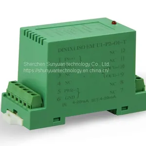 DC Current/Voltage 4-20mA/0-5V/0-10V Isolation Transmitter DIN1X1 Isoem-A7- P1- O1 thumbnail-1