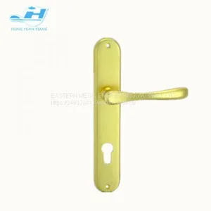 GP Steel Lever Handle Mortise Lock Door Handle With Cylinder Hole Used in Wooden Door or Bathroom thumbnail-1
