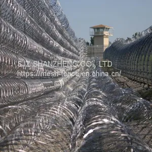 Hot Dipped Galvanized Razor Barbed Wire Security Fence Wire thumbnail-3