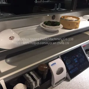 Buffet Restaurant Dim Sum Conveyor Belt To Map Custom Convenient Chinese Style thumbnail-3