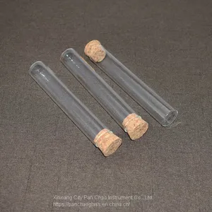 Customized Glass Cylinder Clear Glass Tube With Cork for Lab thumbnail-5