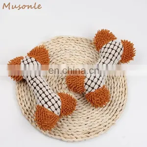 Strong Resistance to Bite Durable Chew Plush Dog Toy Bone thumbnail-4