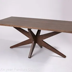 Mid Century Modern Dining Table Kitchen & Dining Room Tables Wood Dining Table 190cm Length Modern Wood Tables & Desks thumbnail-1