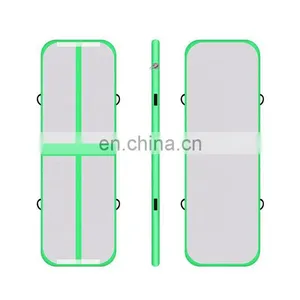 Green Airtrack 6m Inflat Air Track Gym Gymnastics Tumbling Mat With Free Air Pump thumbnail-3