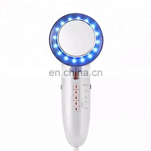 Portable 6 In 1 EMS Ultrasonic Cavitation LED Galvanic Ion Facial Body Beauty Machine Tens Acupuncture Therapy thumbnail-1