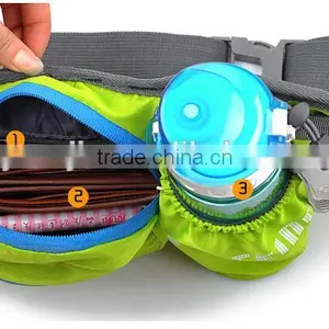 Hiking Waist Pack, Outdoor Water Resistant Waist Bag With Water Bottle (Not Included) Holder, Running Belt Bag Pouch Fanny Pack thumbnail-6