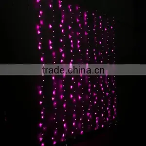 Crystal LED Lights 9.8ft*9.8ft 304 LEDs String Lights Decorating Holiday,Party, Wedding Curtain Lights HNL099 thumbnail-4