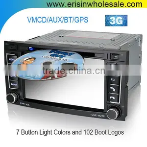 Erisin ES7402M 2 Din 7 Inch Car Radio DVD GPS Navigation System thumbnail-1