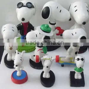 Resin Lovely Customized Action Cartoon Snoopy Toy Statues thumbnail-1