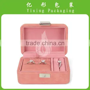 Special Designed Packaging Velvet Jewelry Box for Ring and Necklace thumbnail-2