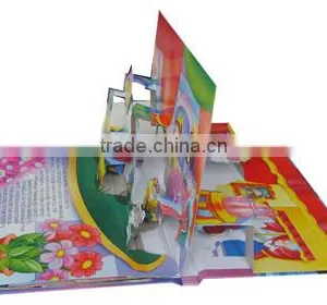 Custom Coloring Child Pop up Hardcover Book Printing thumbnail-4