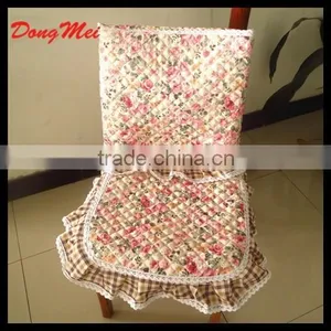 Cotton Chair Cloth Flower 100% Cotton Chair Cover Hotel Chair Cover, Living Room Table Cover thumbnail-1
