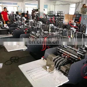 ZF80 Automatic Zigzag Eyeglass Paper Envelope Folding and Gluing Machine, M Fold Lens Bag Pasting Making Machine thumbnail-2