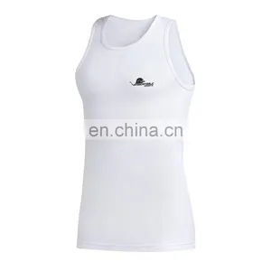 Wholesale Men Sports Tank Top Custom Muscle Fitness Vest Men's Black Tank Top thumbnail-1