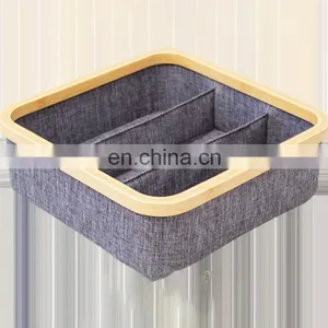 Fabric Children's Bra Underwear Lingerie Socks Divider Organizer Closet Drawer Storage Case Boxes Containers With Compartments thumbnail-3