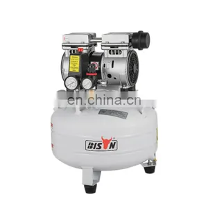 Bison China 230v Dental Portable Silent Oilless Air Pump Compressor Painting 8bar thumbnail-1