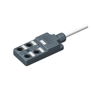 8-Port M8 Dual Channel Pre-Molded Cable IP69K Relay Junction Box for Water Treatment thumbnail-1