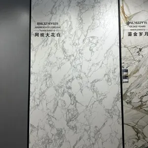 Arabescato Marble Sintered Stone White Arabescato Slab Background Wall Villa thumbnail-1