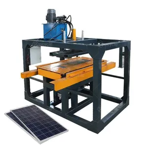 Waste Solar Panel Recycling Equipment Semi Auto Low Cost Frame Removal & Material Recovery Machine thumbnail-3