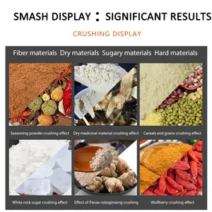 China Industrial Food Grinding Machine Universal Coarse Crusher Pulverizer Machine Turmeric Powder Machine Fine Powder Grinding Machine thumbnail-5