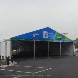 Night Market Stalls, Large Fair Tents and Booths, Large Exhibition Tents for Rent, Long - Term Rental Available thumbnail-1