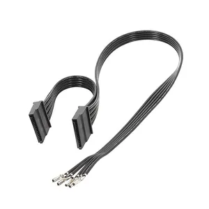1 to 2 Multi-way Splitter SATA Power Modular Cable Flat Wire for Hard Drive Connection thumbnail-5