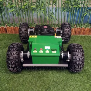 Household Intelligent Wireless Radio Control Mower Trimmer Machine With Motor & Gear Loncin 224cc Engine for Lawn Care thumbnail-6