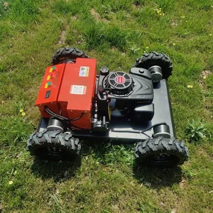 Loncin Industrial Single Cylinder 224CC 7Hp Gasoline Engine Electric Start Rubber Track Cordless Robot Remote Control for thumbnail-1