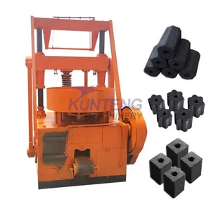 Automatic Make Briquette Brick With Hole Carbon Black Briquette Machine Coconut Shell Briquette Machine EPC thumbnail-1