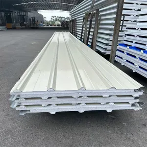 Factory Direct Supply Sandwich Panel For Prefab Cabin Labor Camp Villa thumbnail-3
