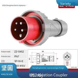 Zhongzhao Electrical Appliance 4-core Waterproof Aviation Ip67 Industrial Socket and Plug With cb Certification and ul Certification thumbnail-2