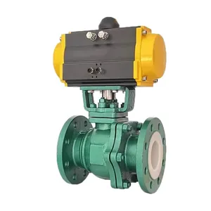 Factory Direct Sales of High-quality Pneumatic Fluorine Lined Ball Valves thumbnail-2