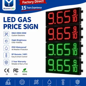 Factory Direct Outdoor Gas Station Price Sign Supplier Bluewin-LED thumbnail-1