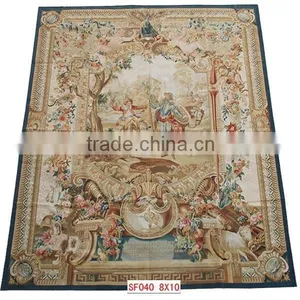Classical Handmade French Aubusson Carpet thumbnail-1