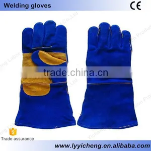 Cow Split Leather Welding Gloves thumbnail-1