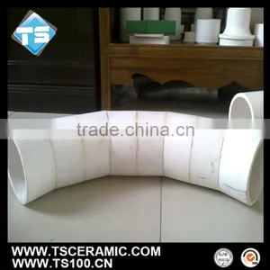 90 Degree Alumina Ceramic Elbow Pipe,China Manufacturer thumbnail-1