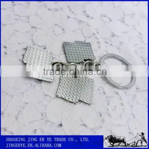 Custom American Flag Metal Square Key Chain thumbnail-2
