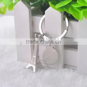 Good Quality Zinc Alloy Key Chain Pendant Small Tower Keychain thumbnail-5